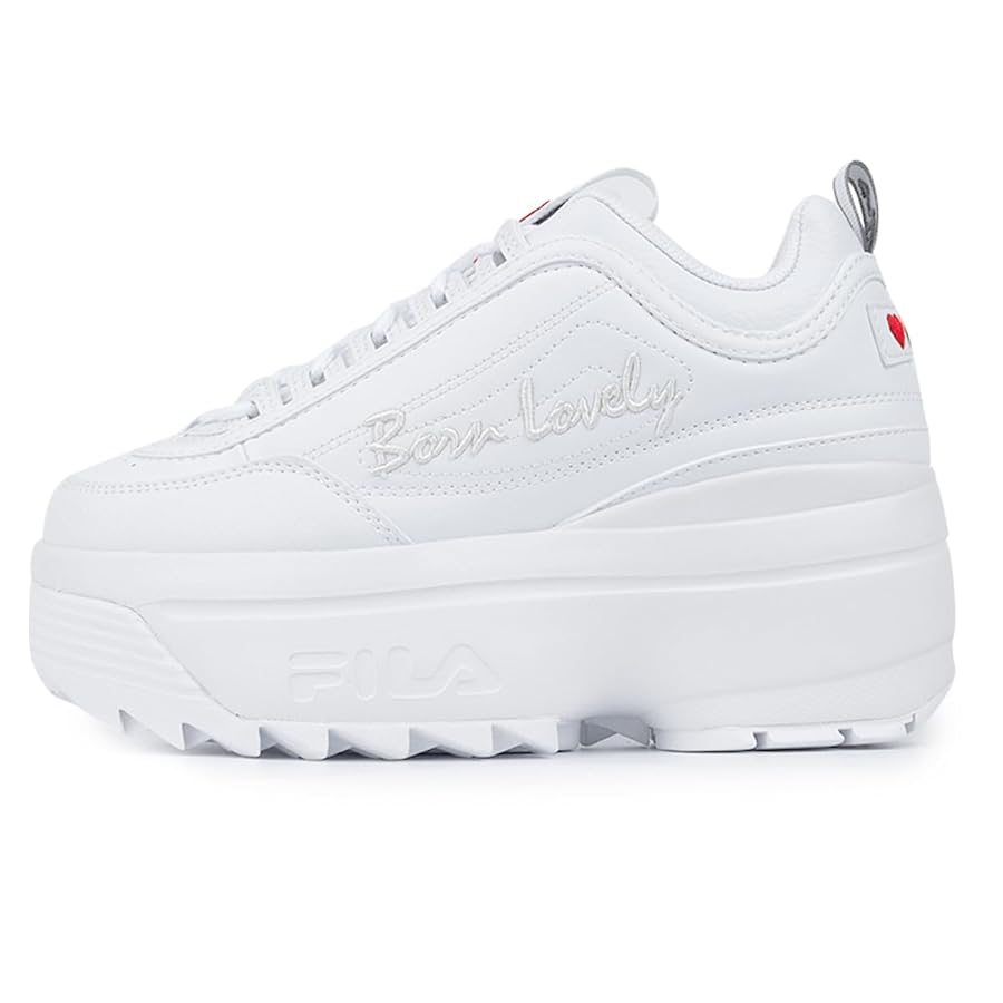 Amazon | FILA DISRUPTOR II WEDGE HEART ディスラプター 2